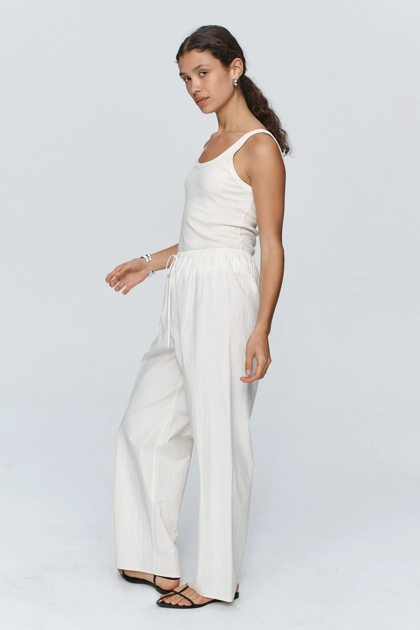 RENEE PANT - SEERSUCKER IVORY sold by Marle product image thumbnail 4