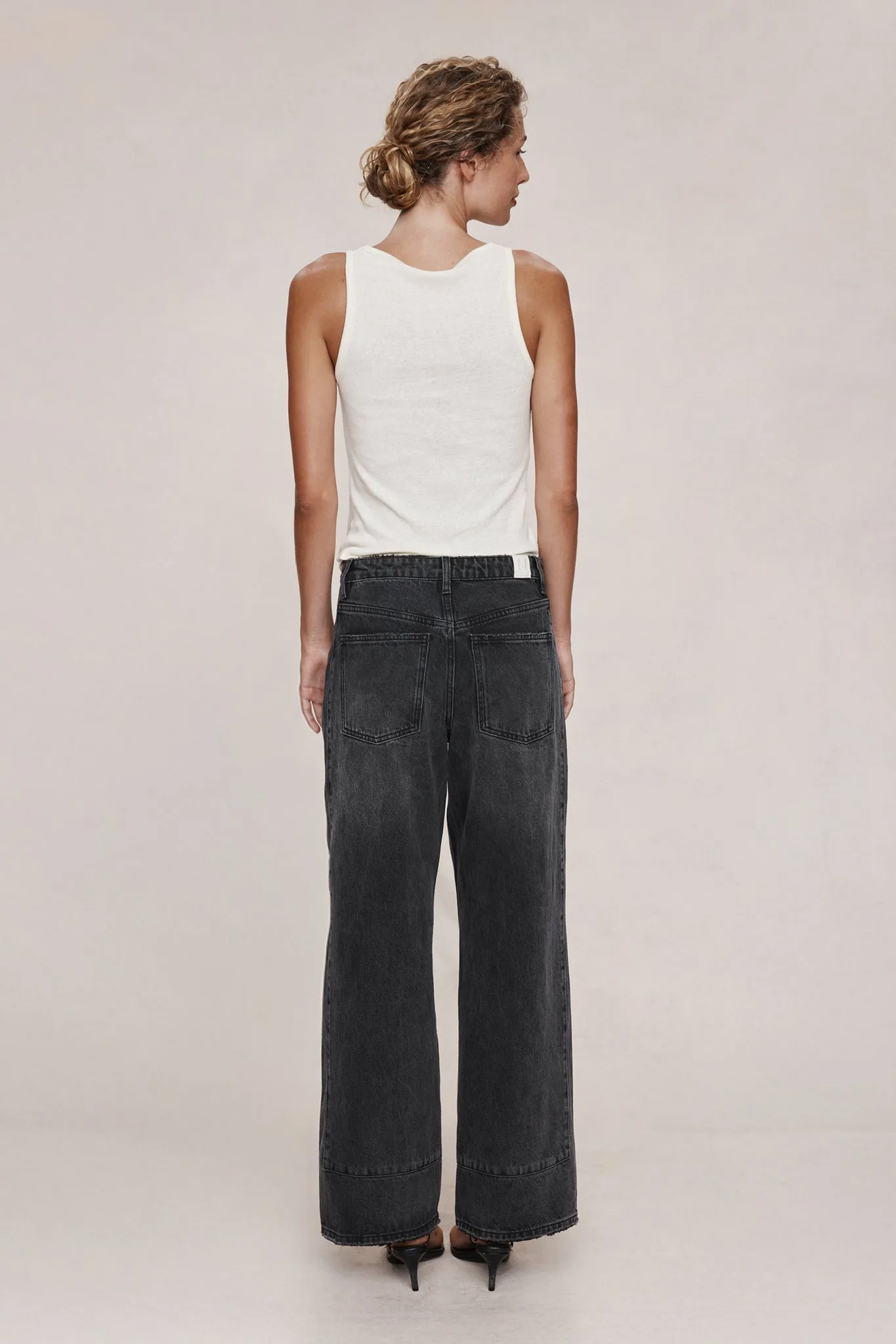 BORDER JEAN - FADED BLACK sold by Marle product image thumbnail 4