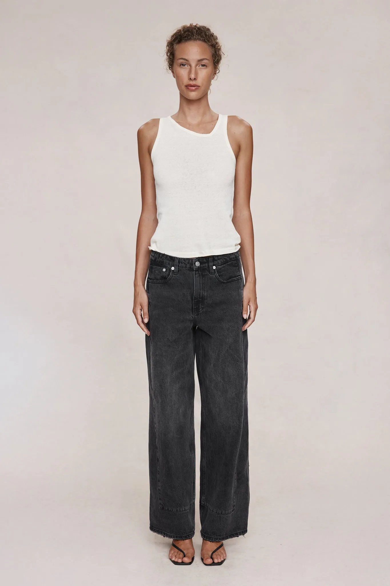 BORDER JEAN - FADED BLACK sold by Marle product image thumbnail 2