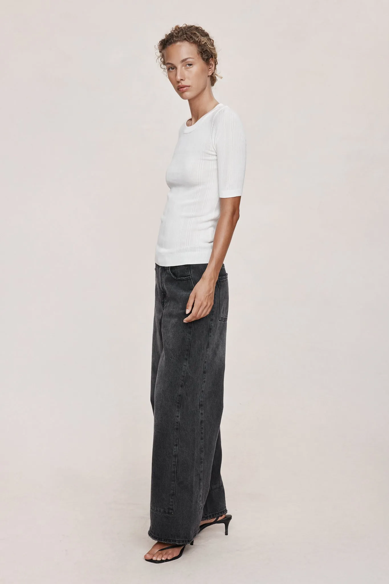 LAYLA TEE - IVORY sold by Marle product image thumbnail 4