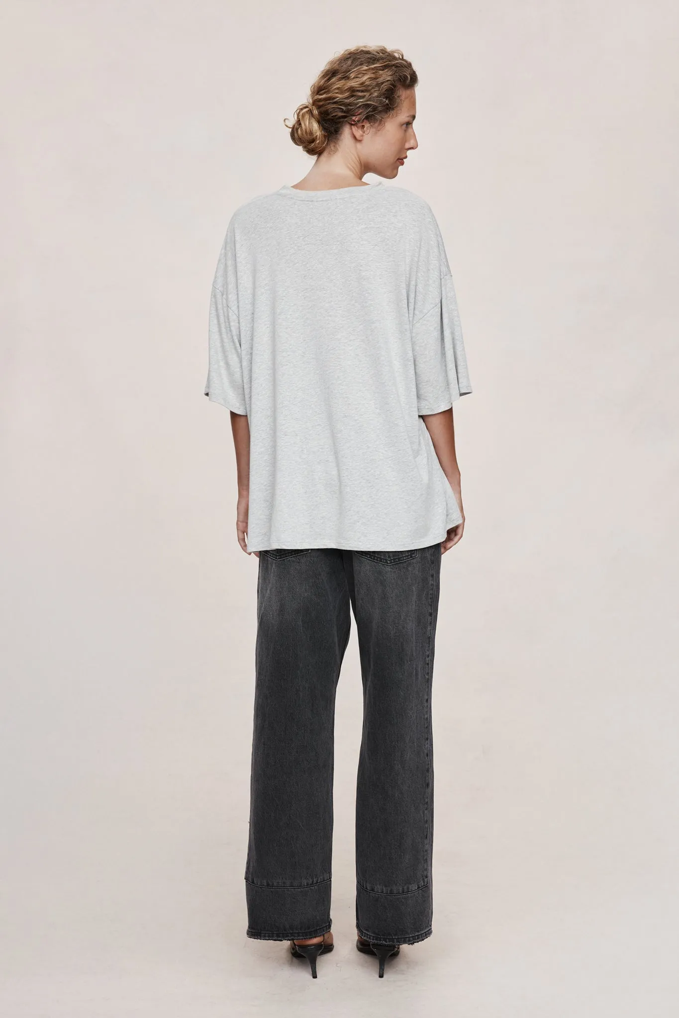 HELE TEE - GREY MARLE sold by Marle product image thumbnail 5