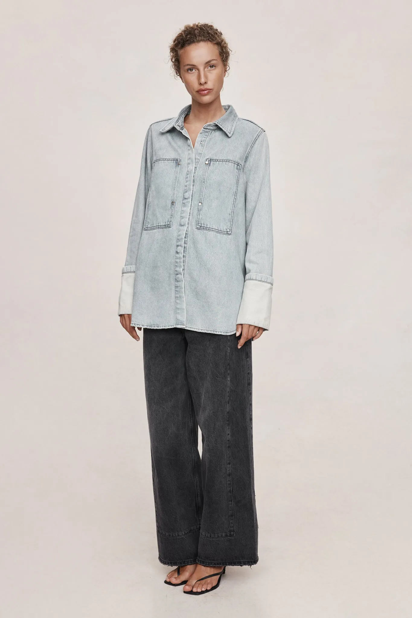 CROSTA SHIRT - FADED BLUE sold by Marle product image thumbnail 2