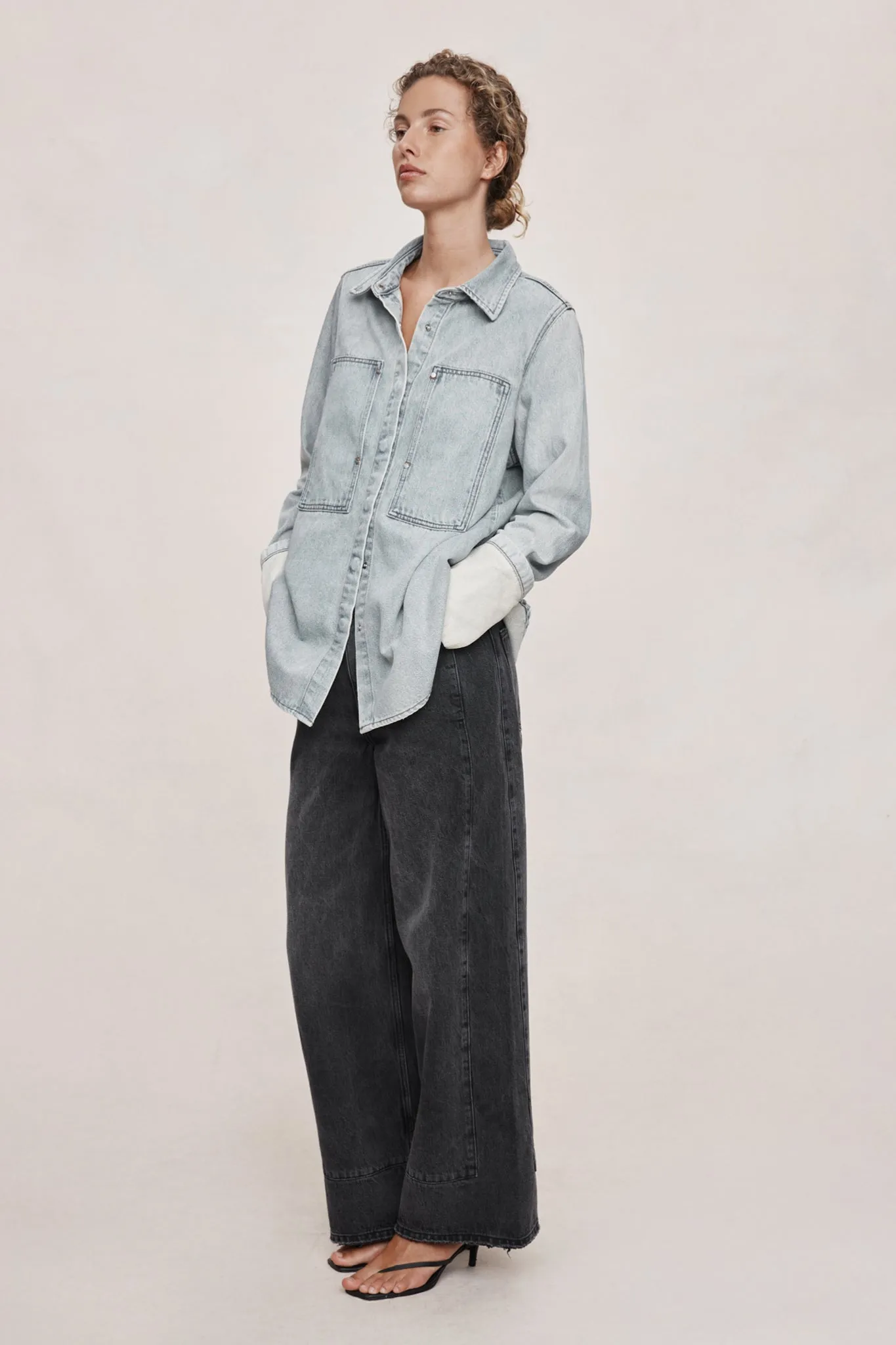CROSTA SHIRT - FADED BLUE sold by Marle product image thumbnail 3
