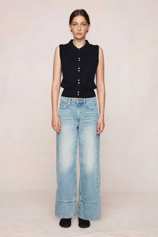 FRANNIE VEST - BLACK made by Marle