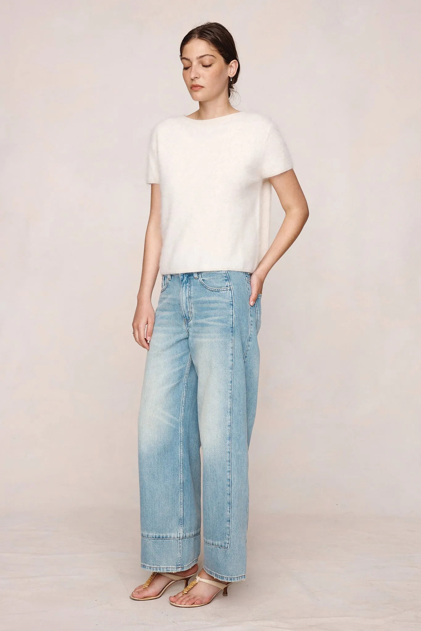 ASTER TOP - PORCELAIN sold by Marle product image thumbnail 4