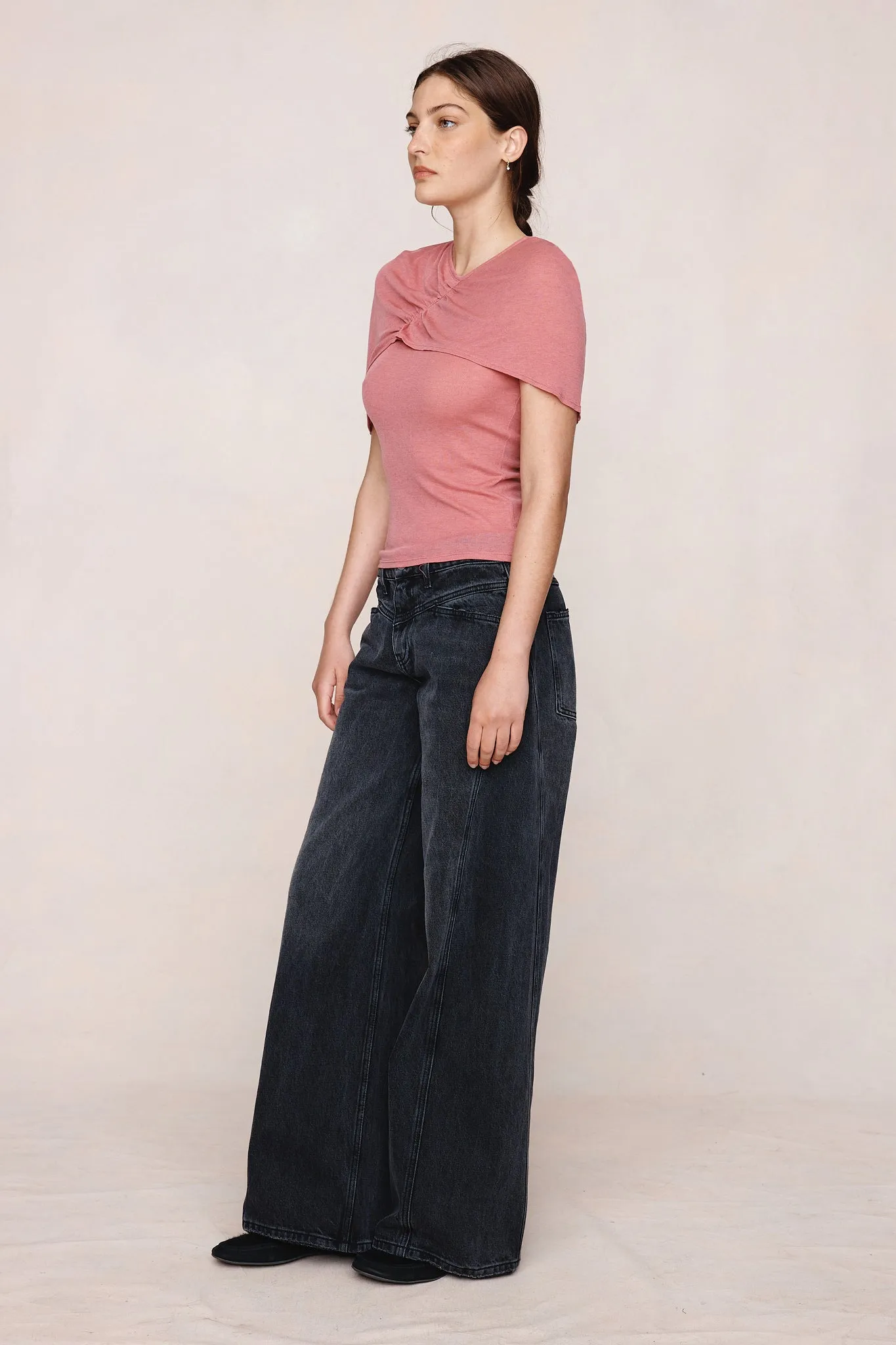 FERRAGO TOP - ROSEWOOD sold by Marle product image thumbnail 4