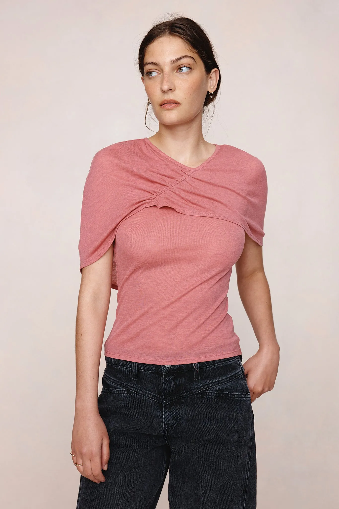 FERRAGO TOP - ROSEWOOD sold by Marle product image thumbnail 3