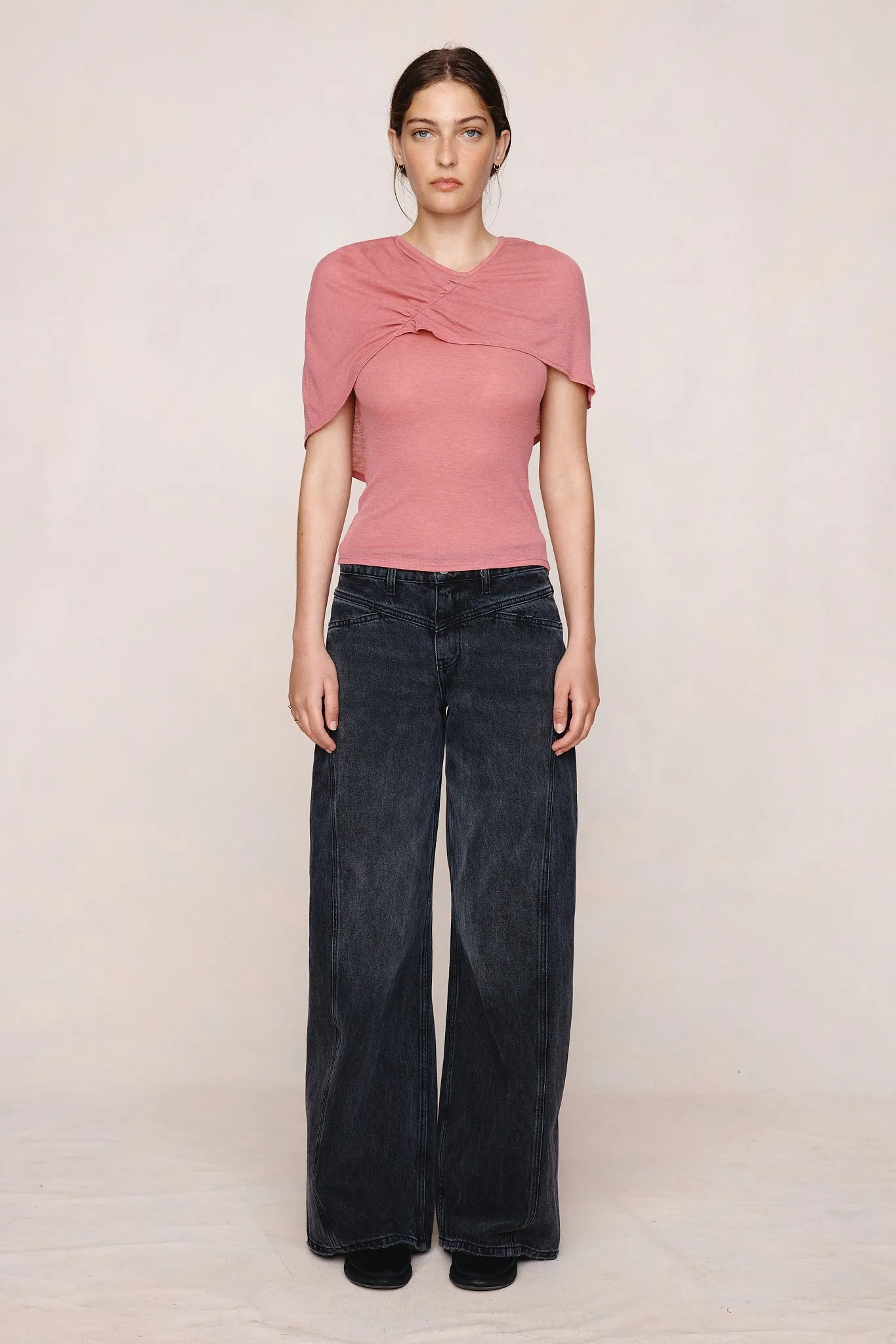 FERRAGO TOP - ROSEWOOD sold by Marle