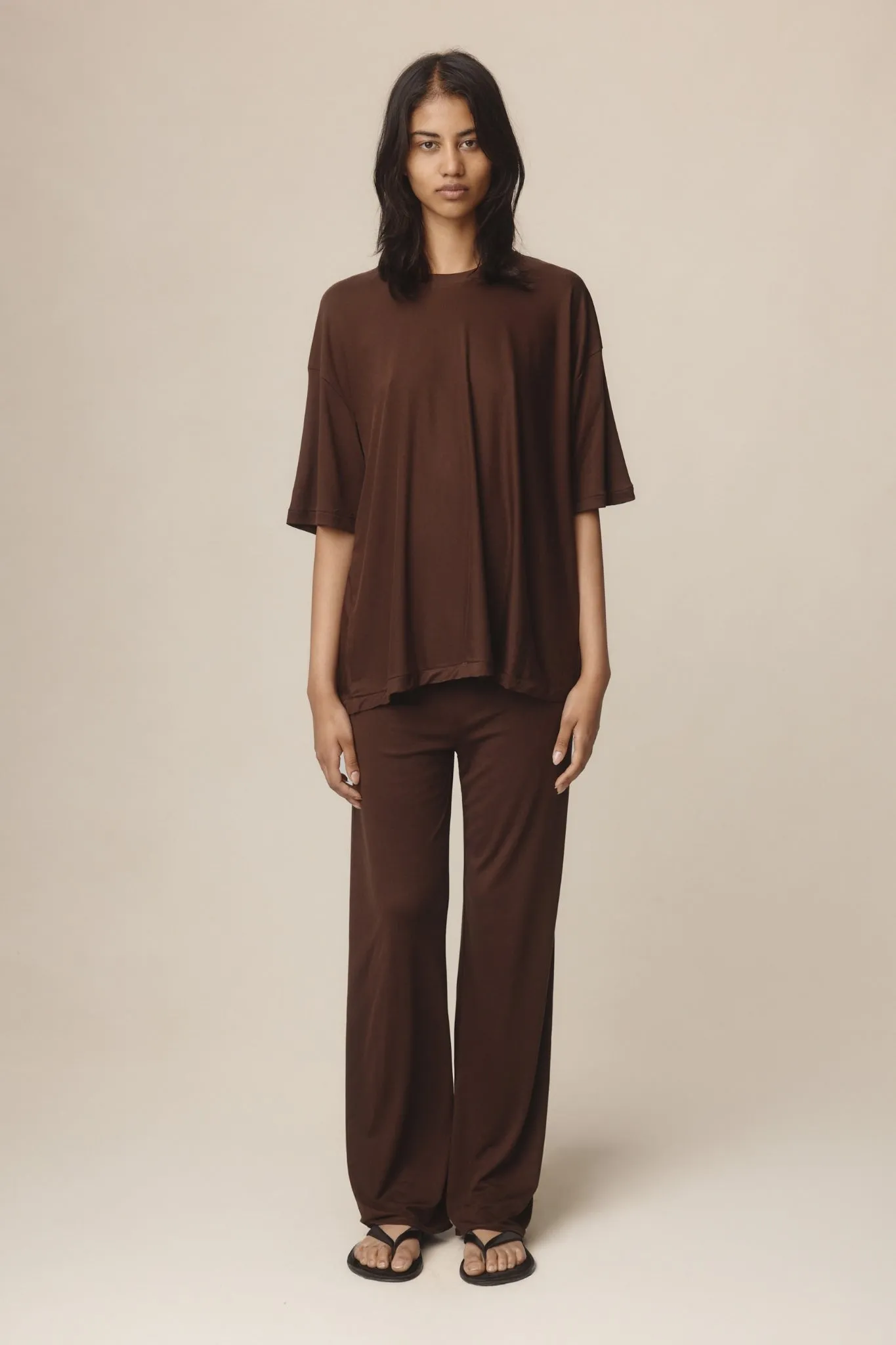 MARTIEN TEE - CHESTNUT sold by Marle product image thumbnail 2