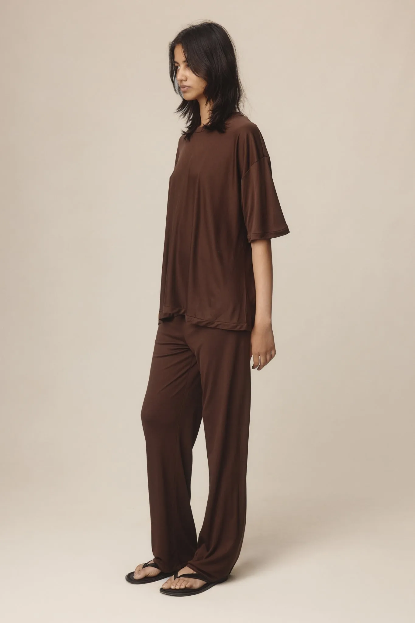 MARTIEN TEE - CHESTNUT sold by Marle product image thumbnail 3