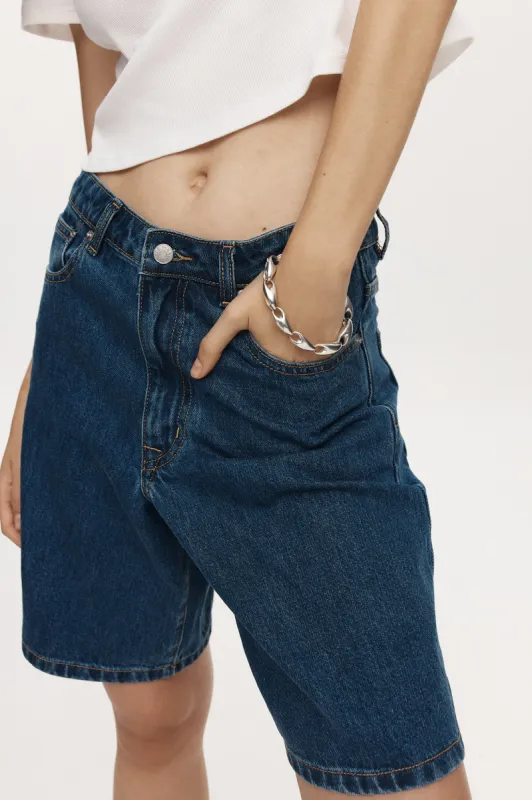 RELAXED JEAN SHORT - HERITAGE BLUE sold by Marle