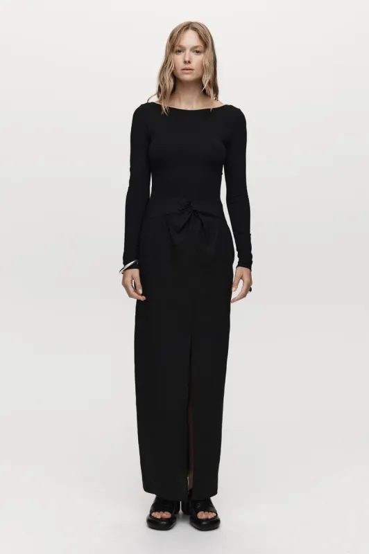 SILAS DRESS - BLACK made by Marle