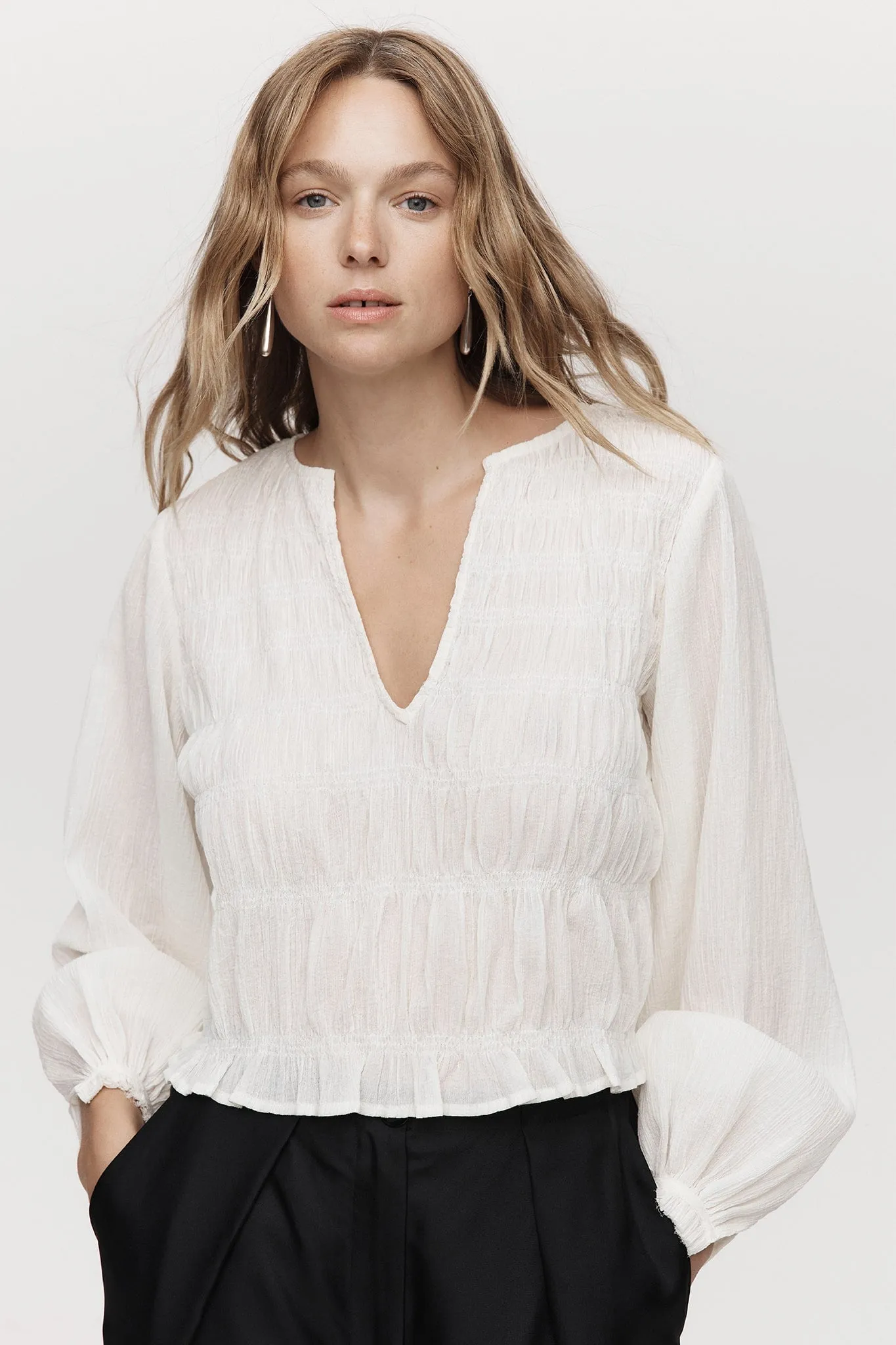 HAYDEN TOP - IVORY sold by Marle