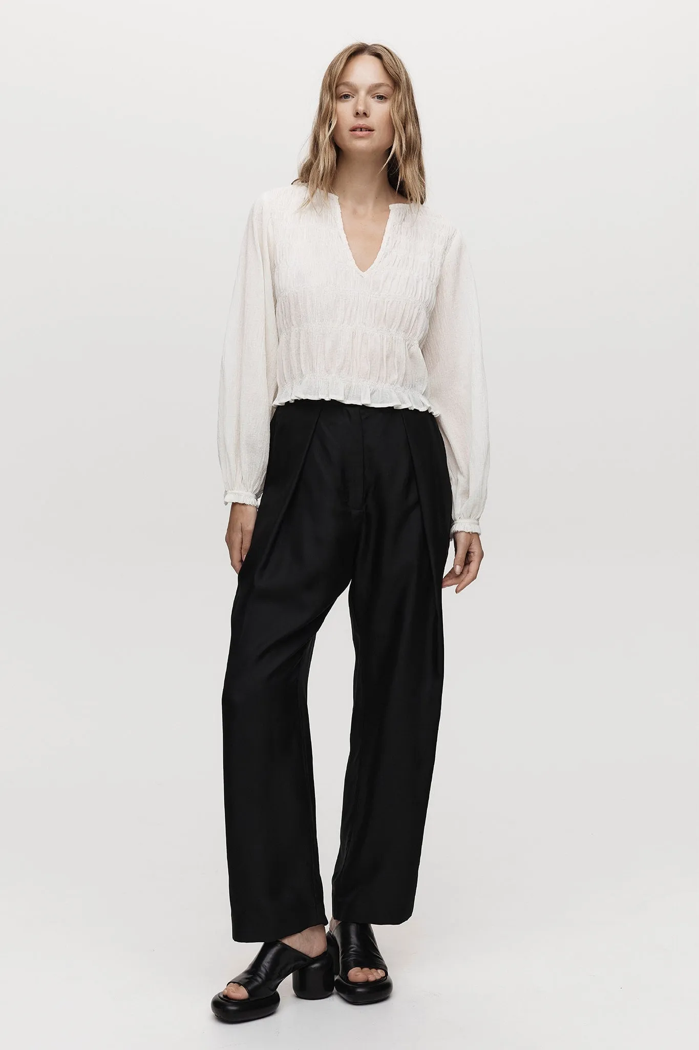 HAYDEN TOP - IVORY sold by Marle product image thumbnail 2