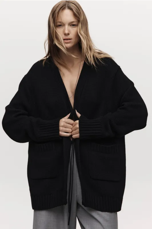 DITA CARDIGAN - BLACK sold by Marle