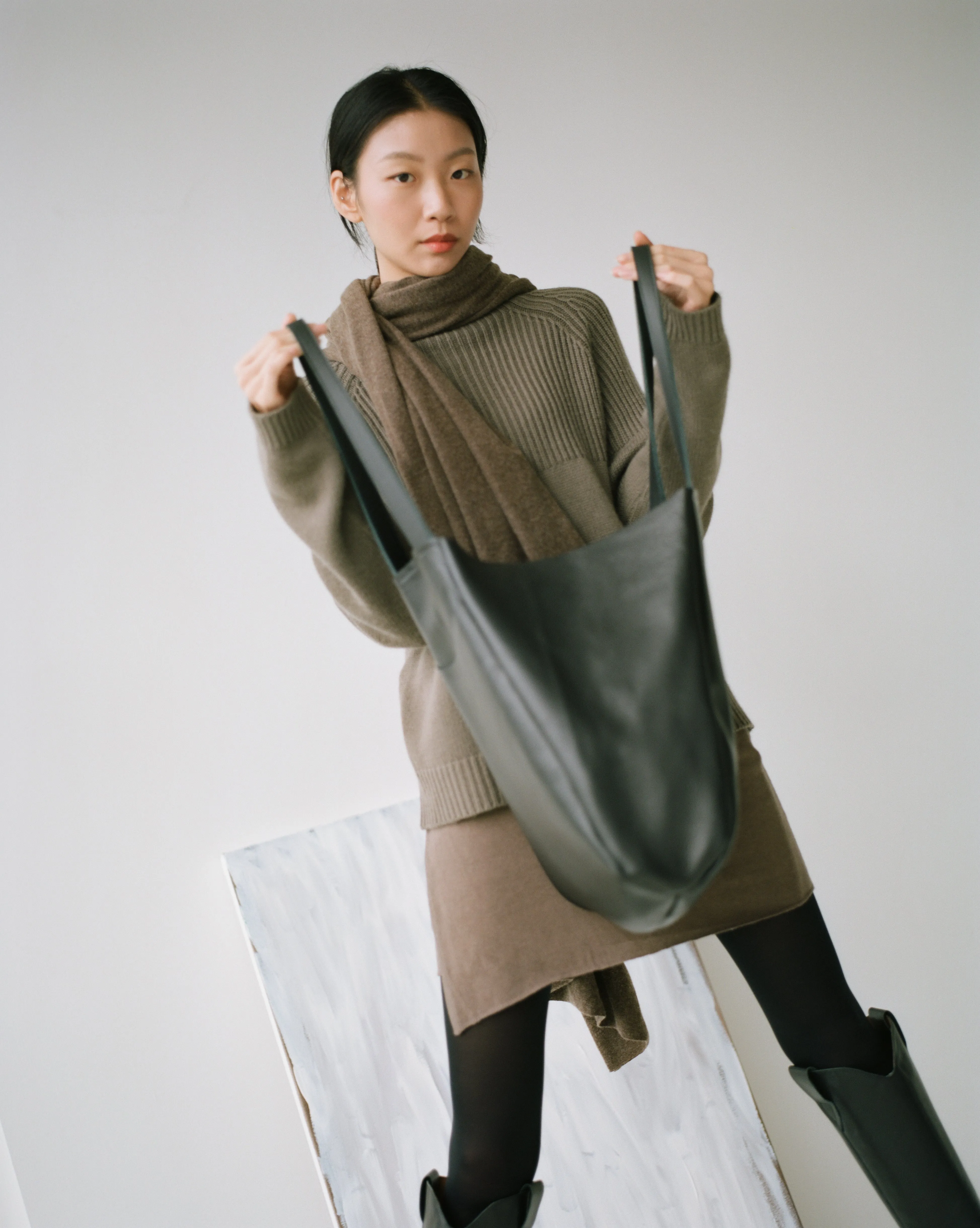 Archy Tote - Black Pebble sold by Georgia Jay product image thumbnail 5