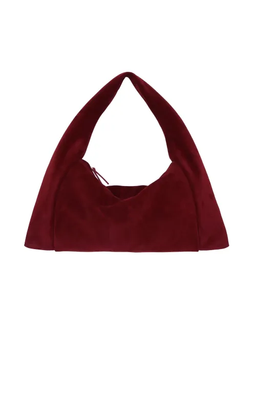 FLO Medium - Cherry Suede sold by Georgia Jay