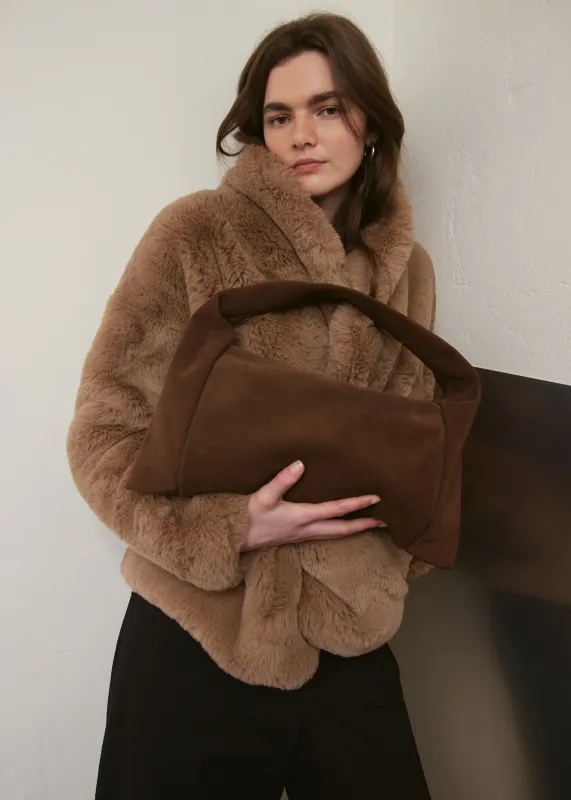 FLO Medium - Nutmeg Suede sold by Georgia Jay