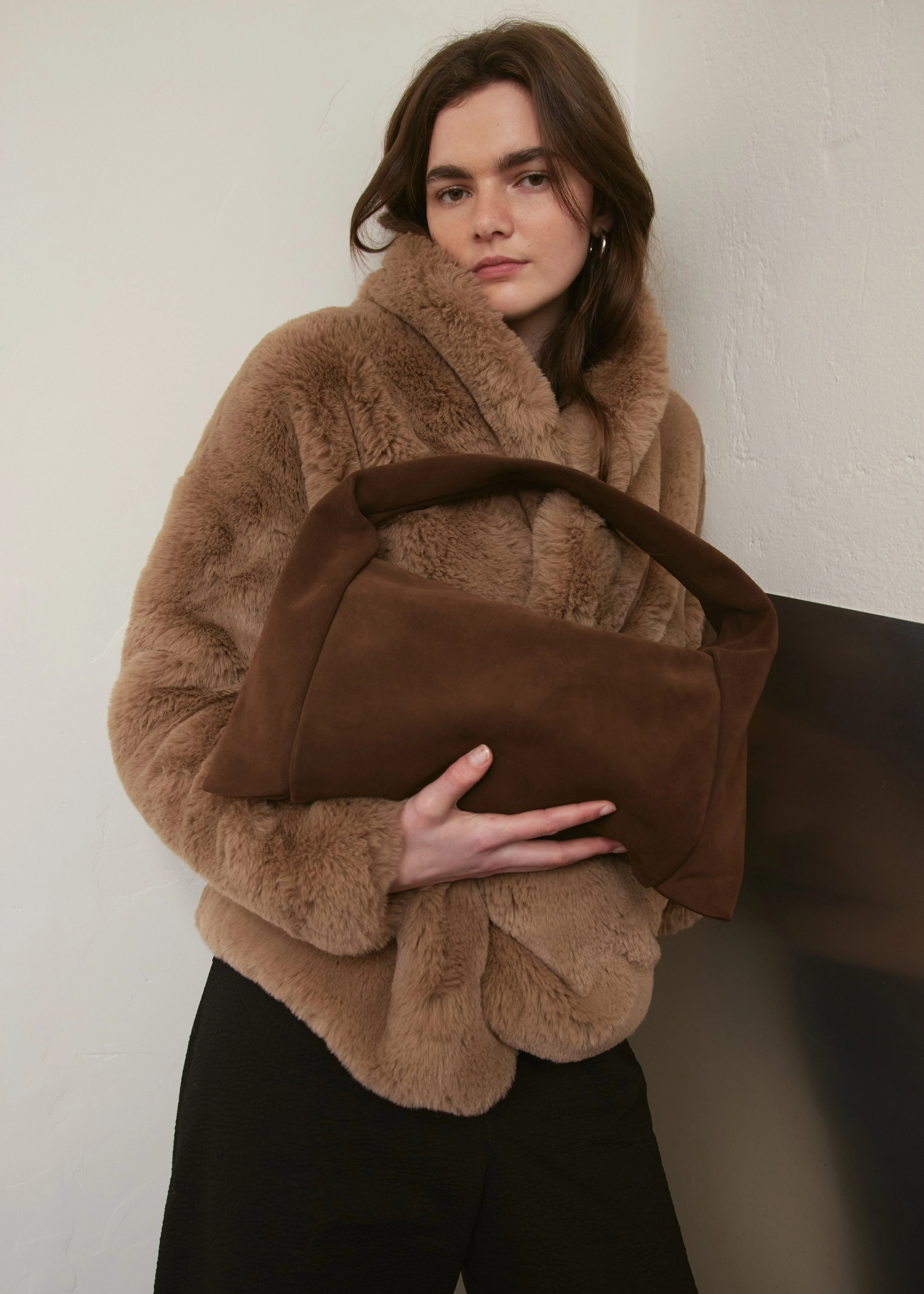 FLO Medium - Nutmeg Suede sold by Georgia Jay