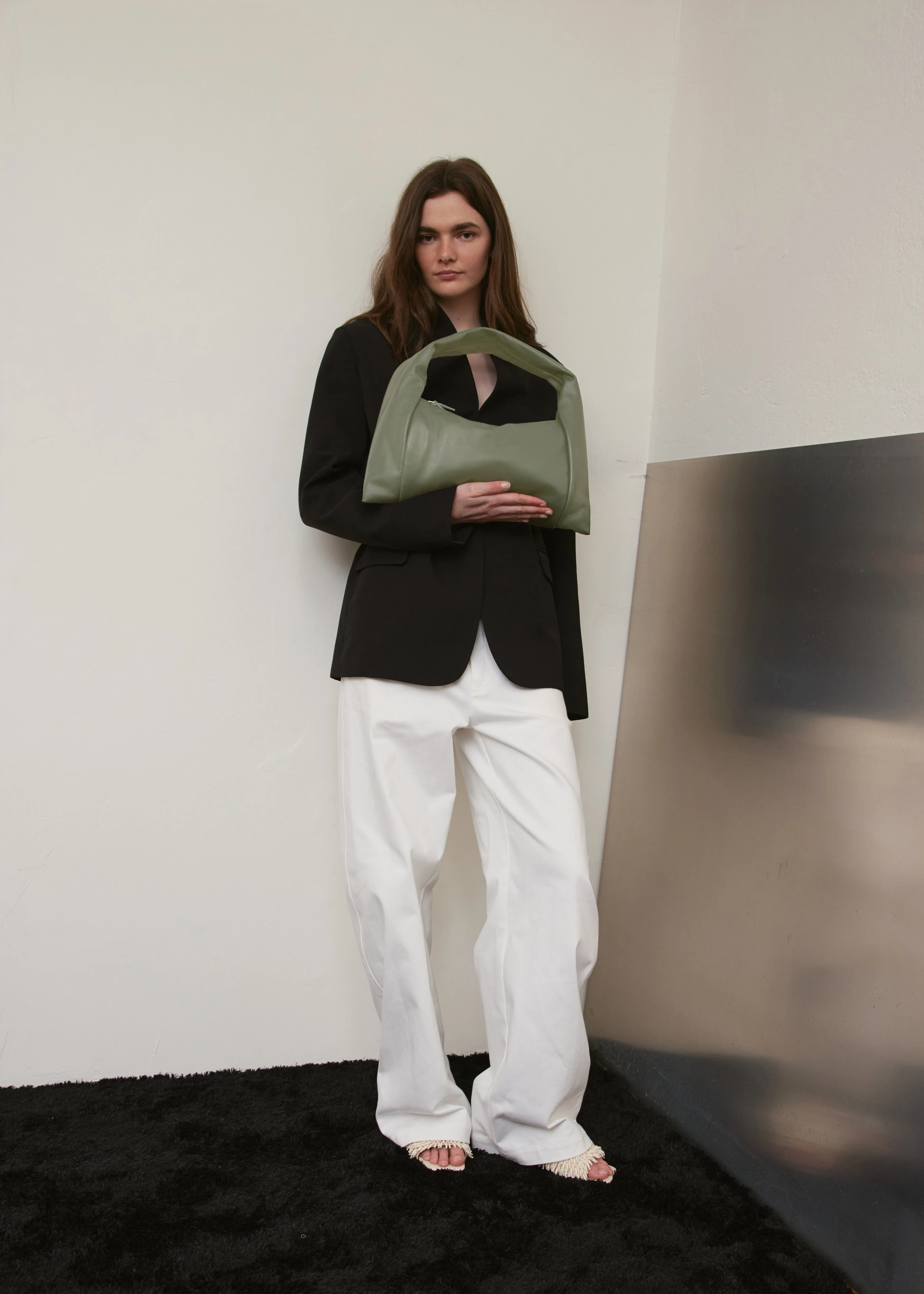 FLO Medium - Olive Soft Grain sold by Georgia Jay