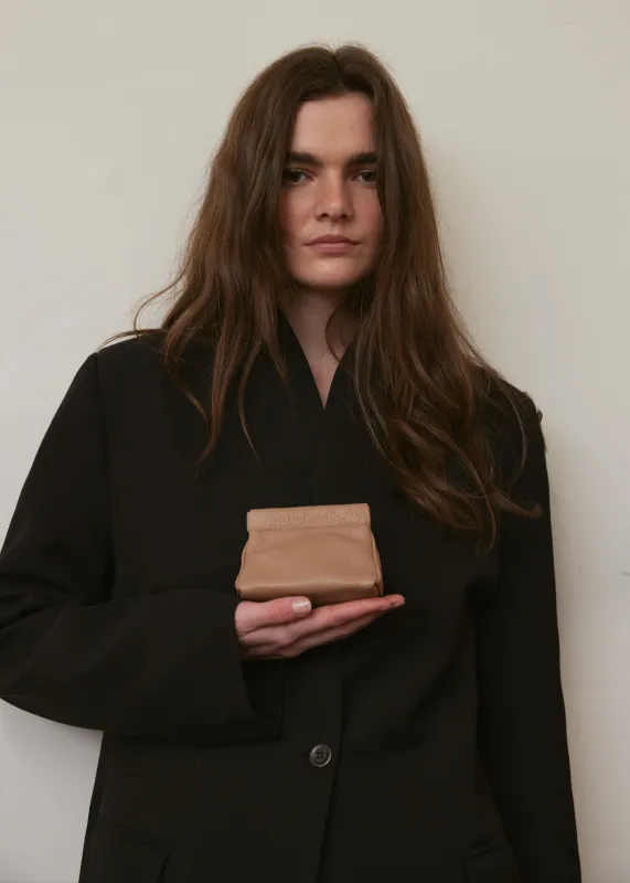 Pop Pouch - Brulee Pebble sold by Georgia Jay