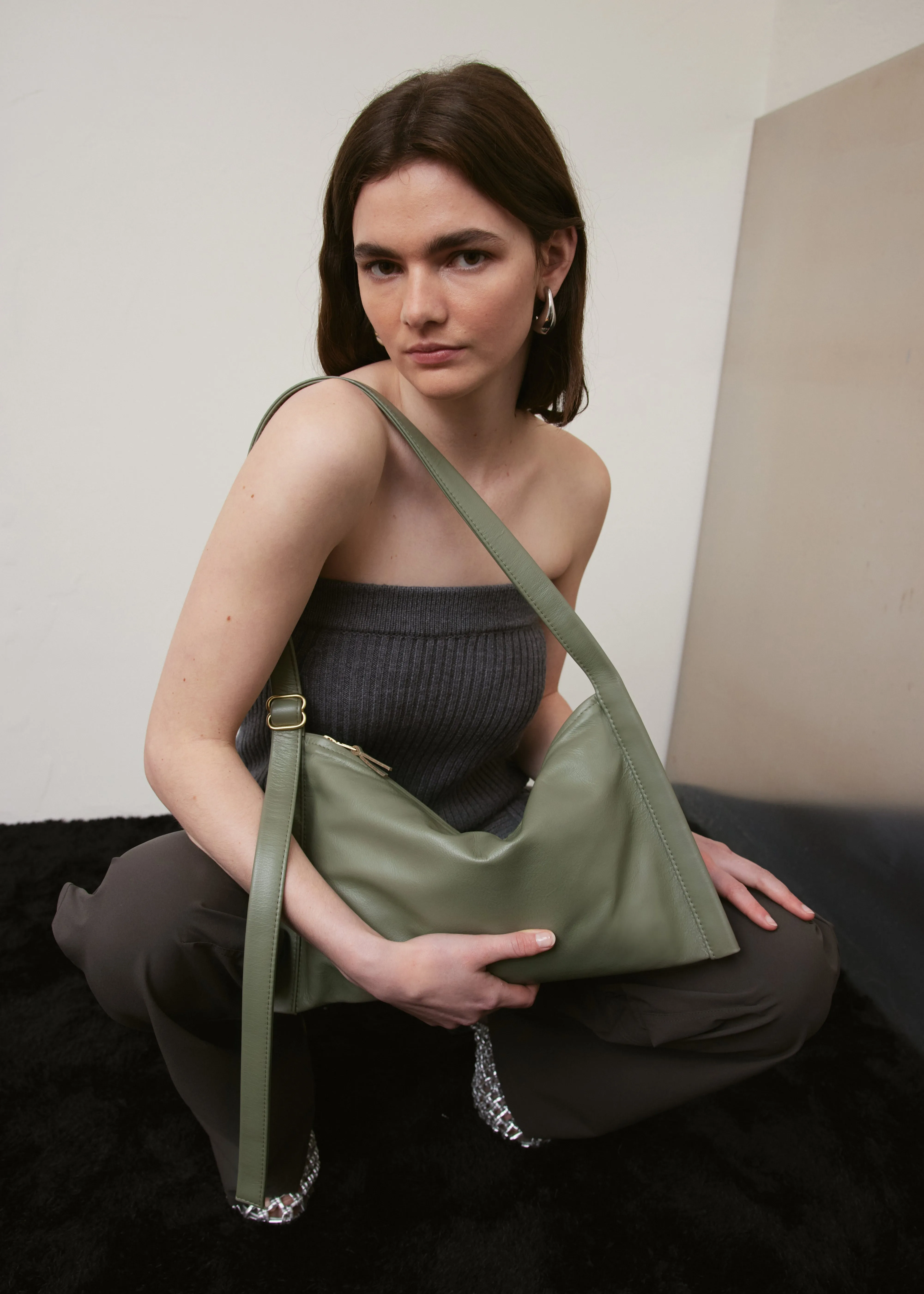 Torta - Olive Soft Grain sold by Georgia Jay product image thumbnail 3