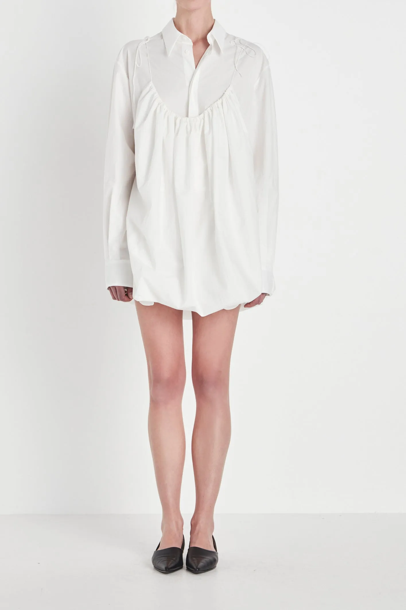 Draw Hem Shirt Dress sold by Rory William Docherty product image thumbnail 4