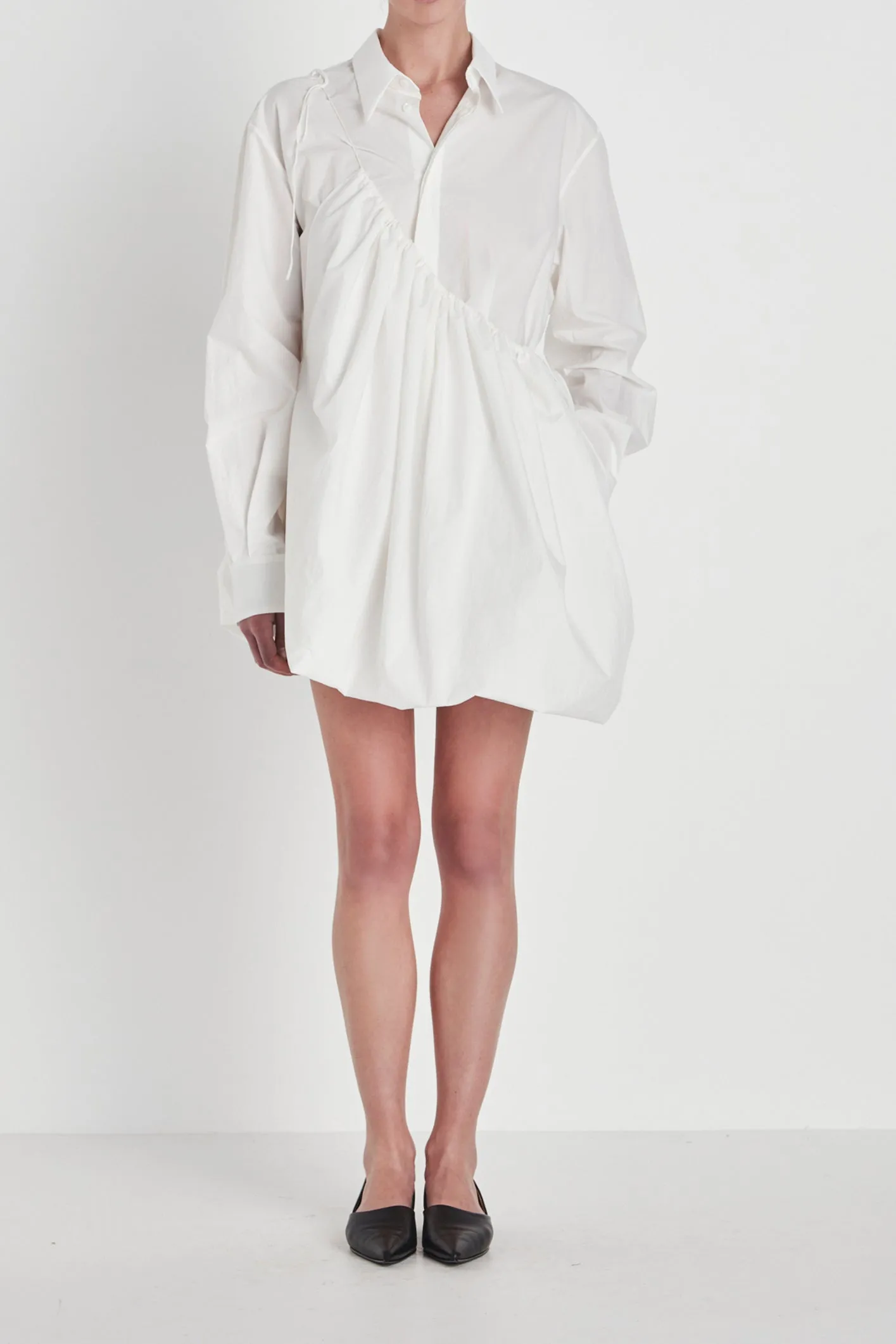Draw Hem Shirt Dress sold by Rory William Docherty product image thumbnail 3