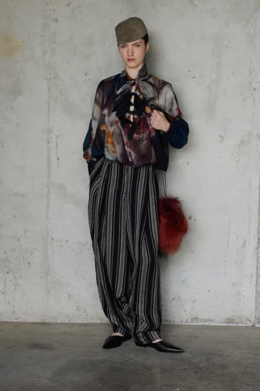 Multi Tie Painters Shirt - 'Fistful of Roses' sold by Rory William Docherty