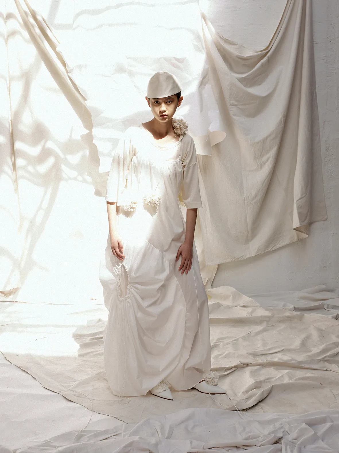 The Gathered Cloud Dress sold by Rory William Docherty product image thumbnail 4