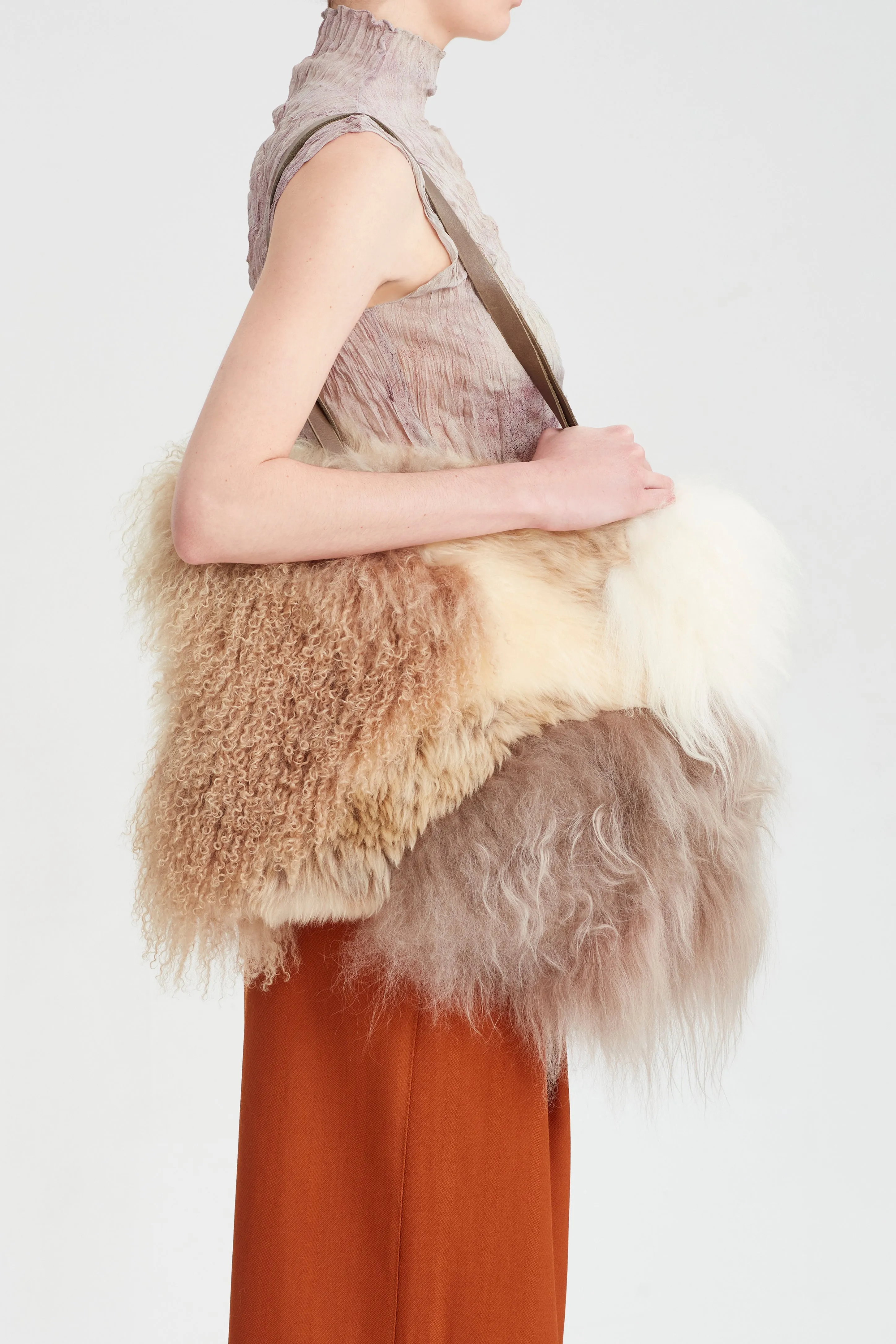 Mixed ‘Fur’ Shoulder Bag sold by Rory William Docherty product image thumbnail 2