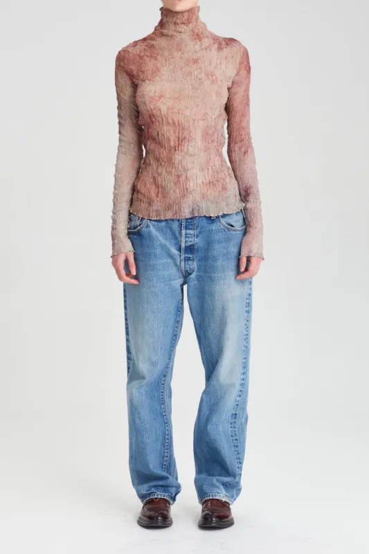 Crushed Long Sleeve Turtle Neck - Love Me Tender sold by Rory William Docherty