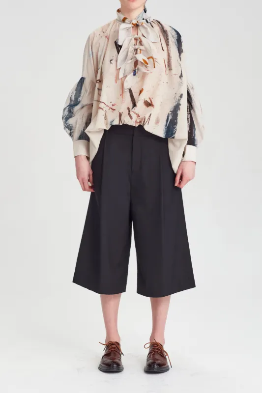 Multi Tie Painters Shirt - Beige Multi made by Rory William Docherty