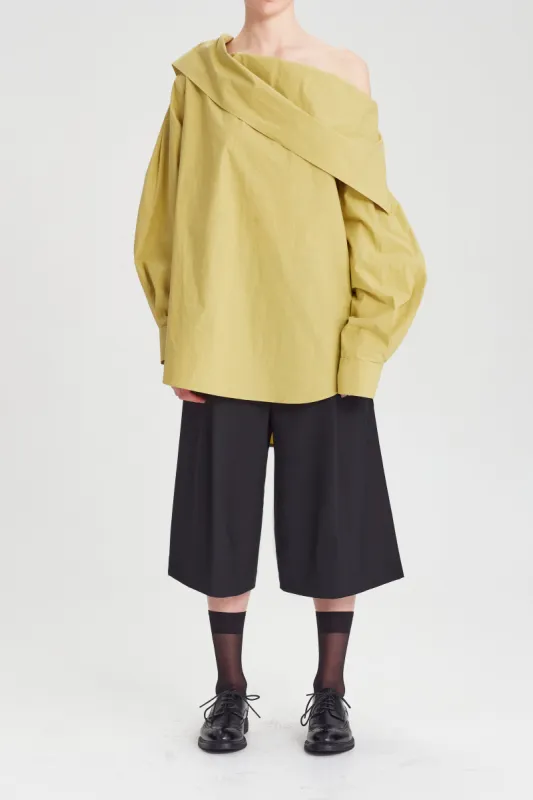 Origami Collar Reversed Shirt Dress sold by Rory William Docherty