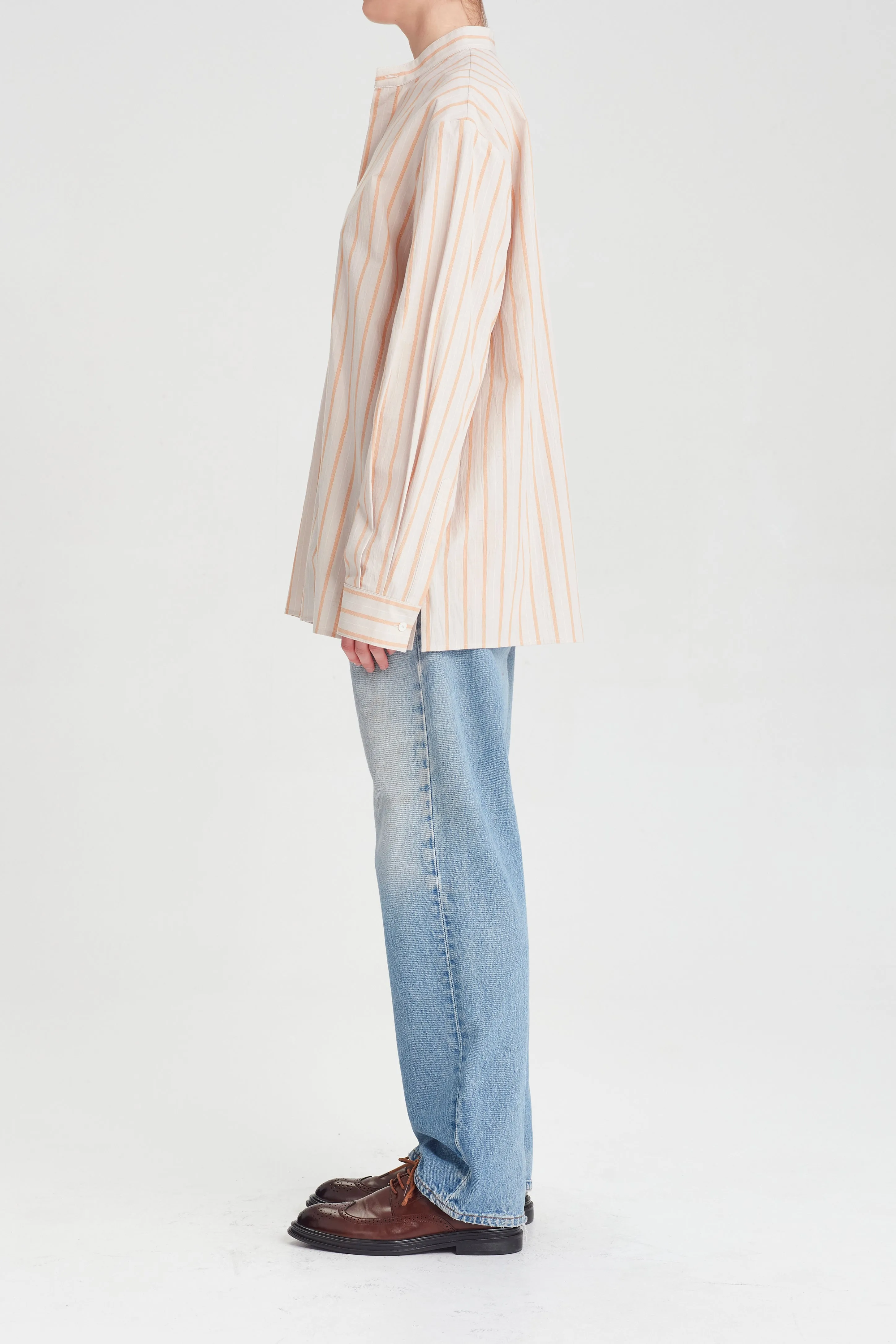 Grandpa shirt - Apricot stripe sold by Rory William Docherty product image thumbnail 2