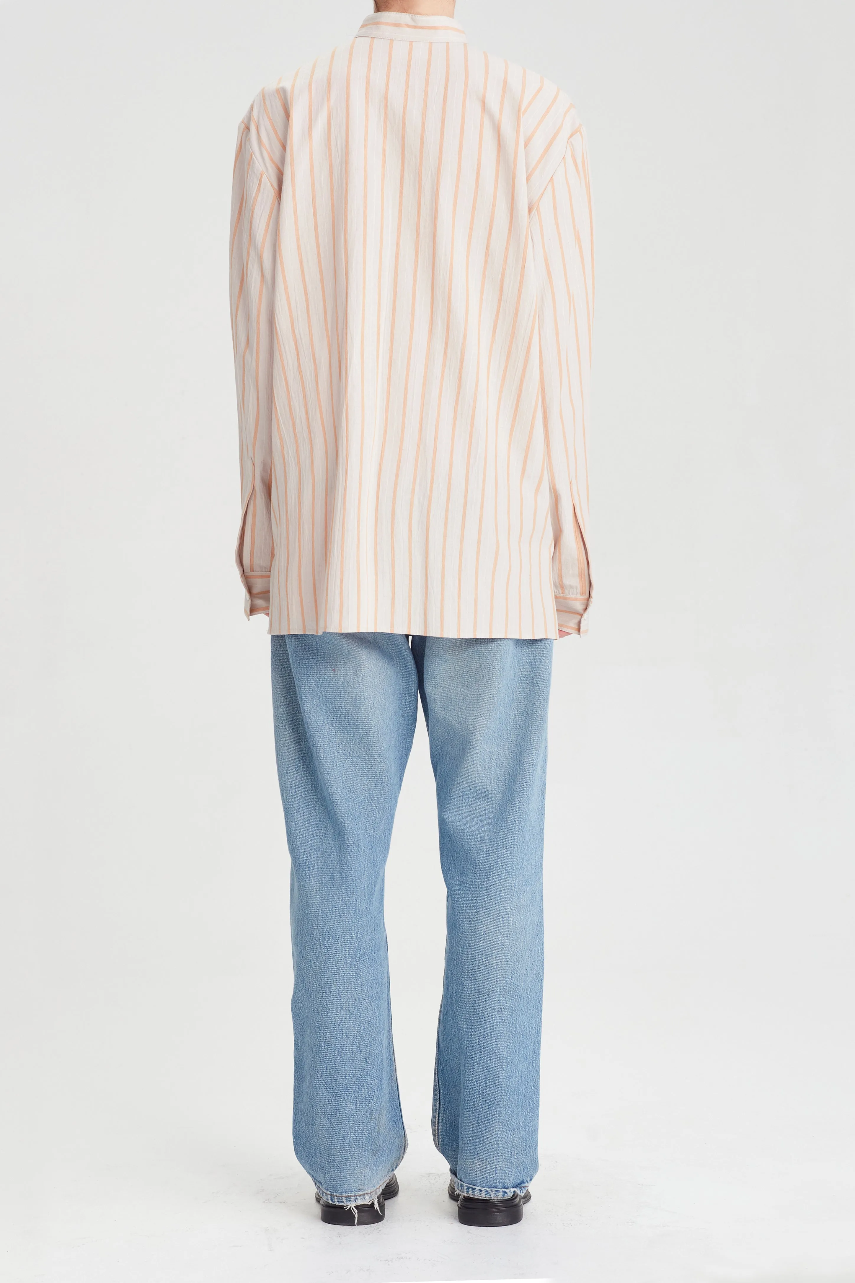 Grandpa shirt - Apricot stripe sold by Rory William Docherty product image thumbnail 3