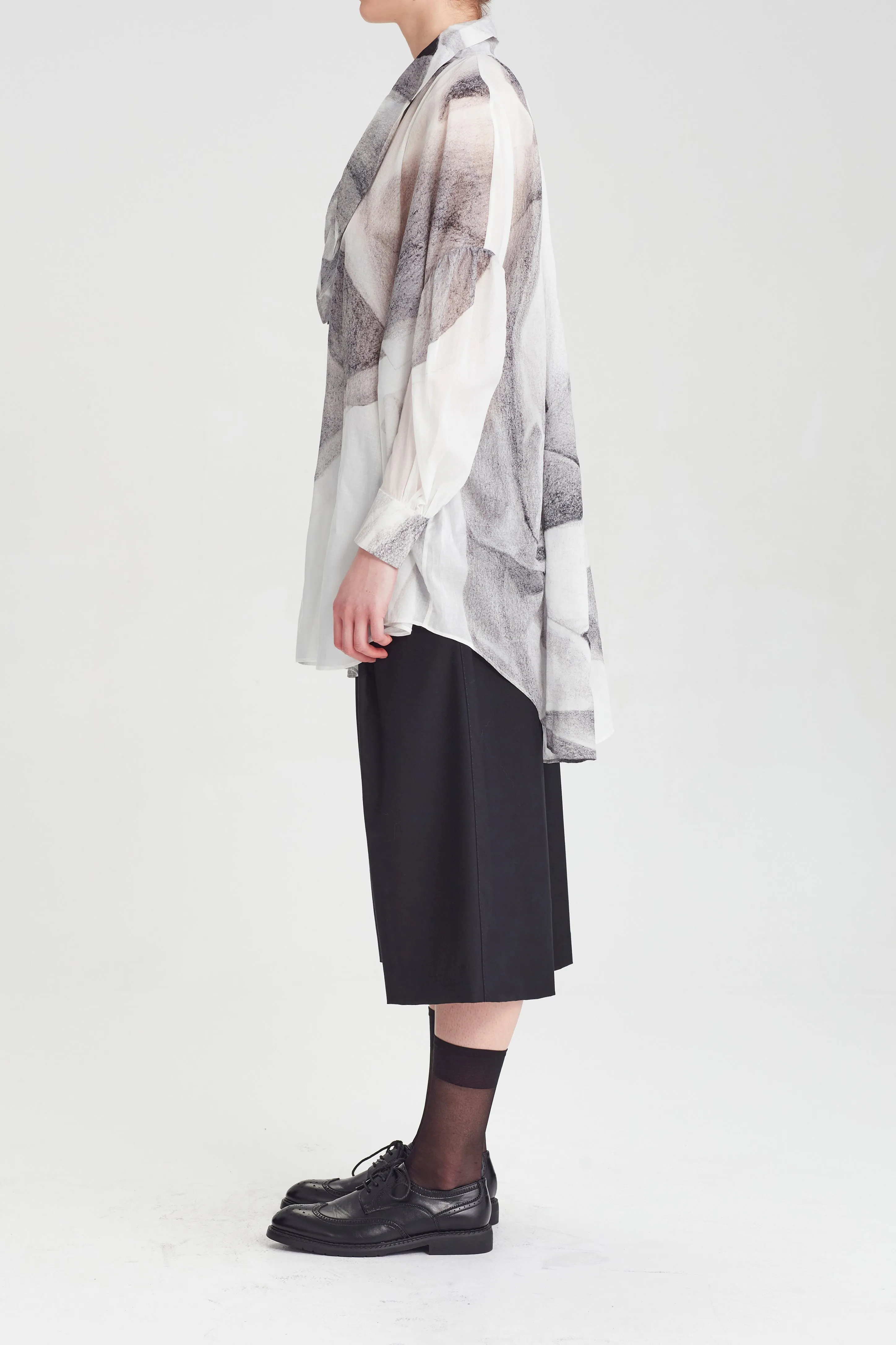 Multi Tie Painters Shirt - Ivory / Graphite sold by Rory William Docherty product image thumbnail 2