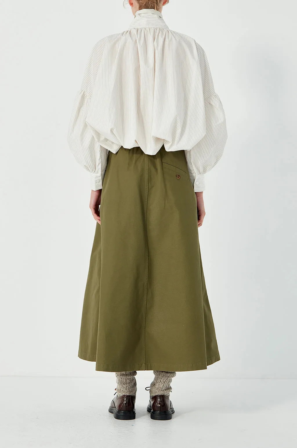 Multi tie painters shirt - Ecru/ Rust sold by Rory William Docherty product image thumbnail 3