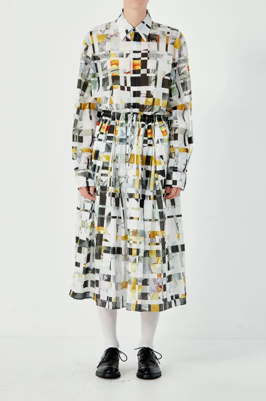 Everyday Holiday Skirt (White Multi) sold by Rory William Docherty