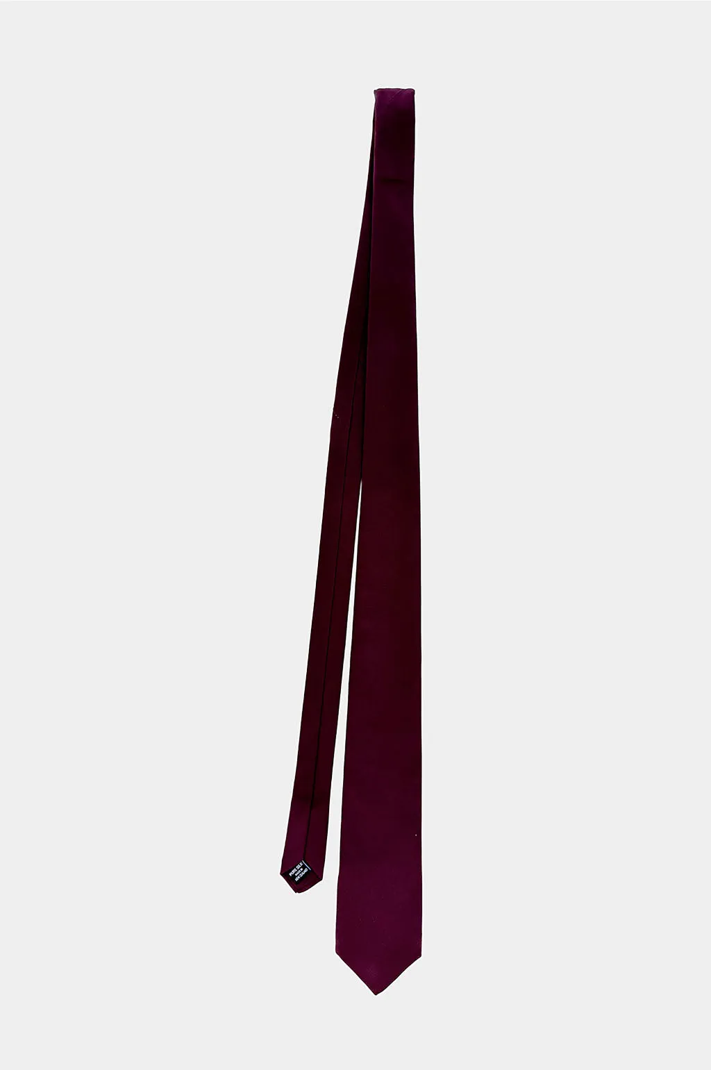 Classic Silk Tie - Aubergine sold by Rory William Docherty