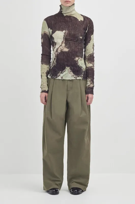 Painters Trouser - Kelp made by Rory William Docherty