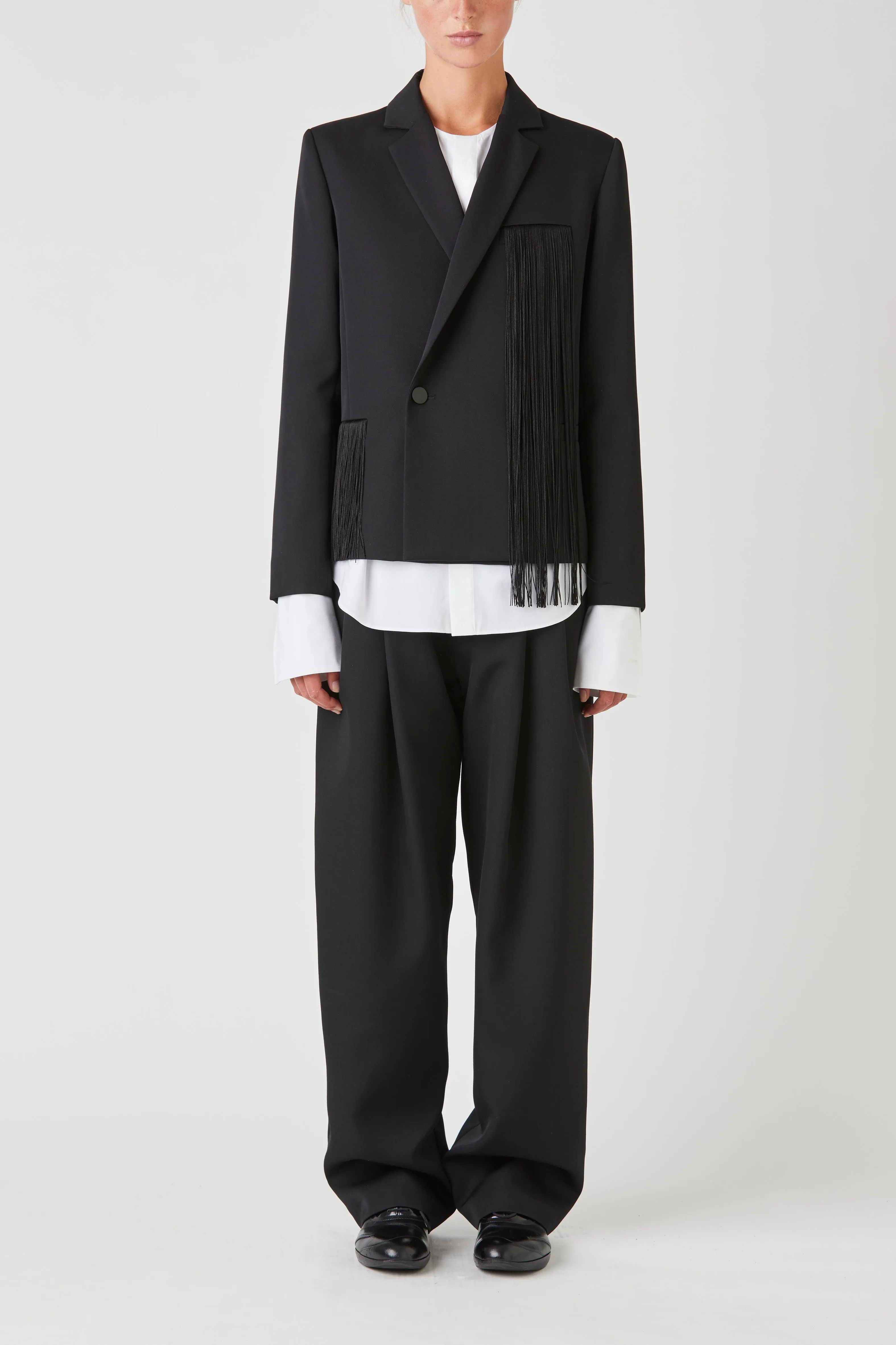 Relaxed pleated trousers sold by Rory William Docherty product image thumbnail 4