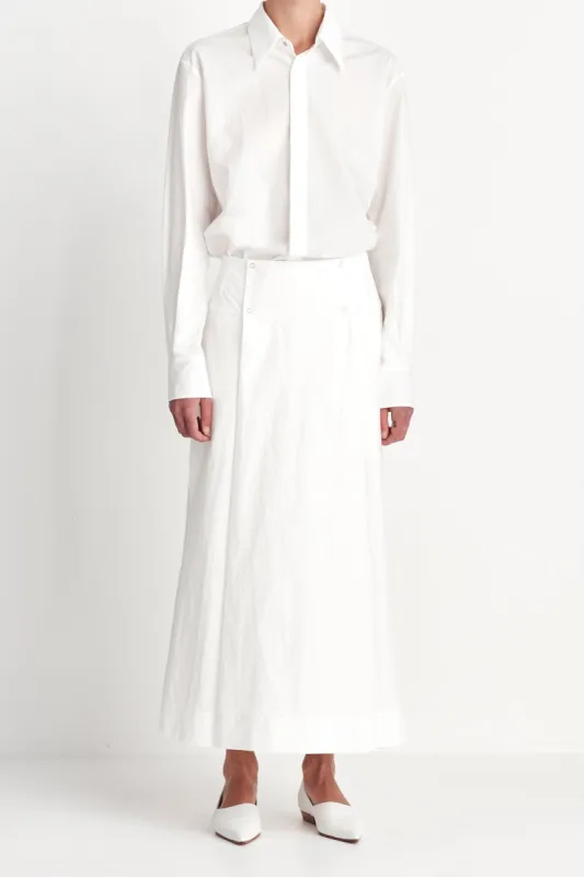 The Pleat Wrap Skirt sold by Rory William Docherty