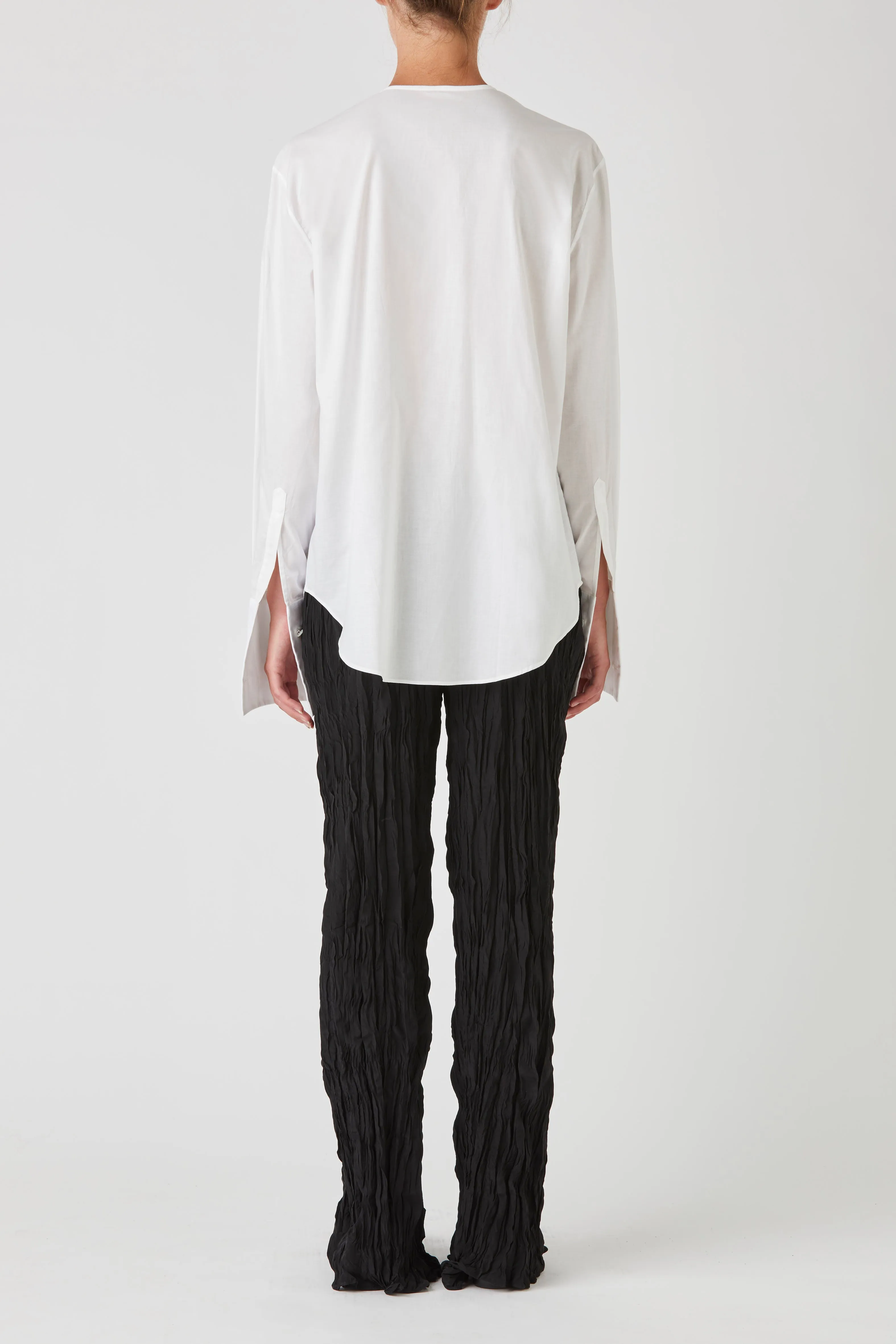 Wide leg crushed silk trouser sold by Rory William Docherty product image thumbnail 3