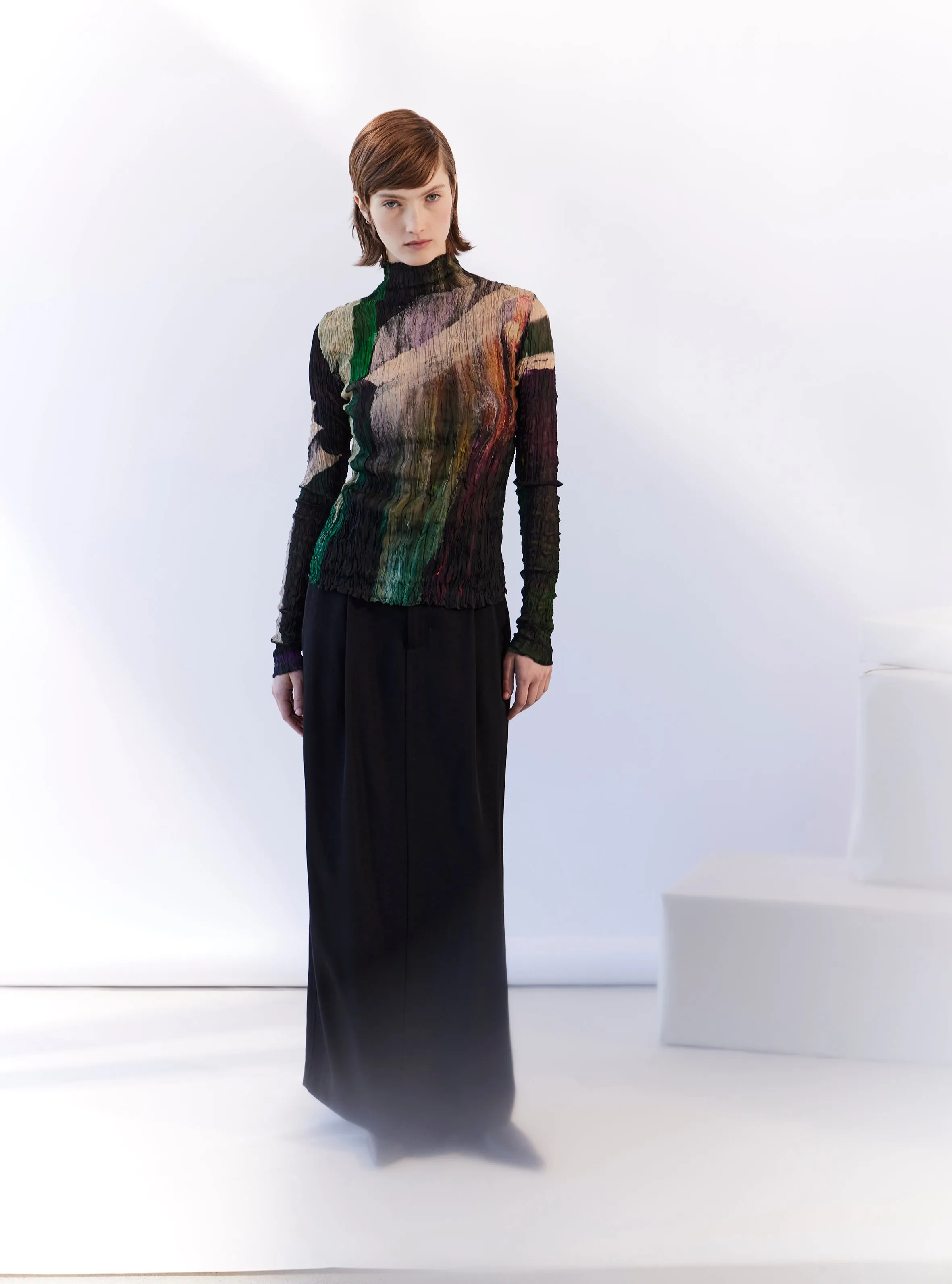 Crushed Long Sleeve Turtle Neck sold by Rory William Docherty product image thumbnail 5