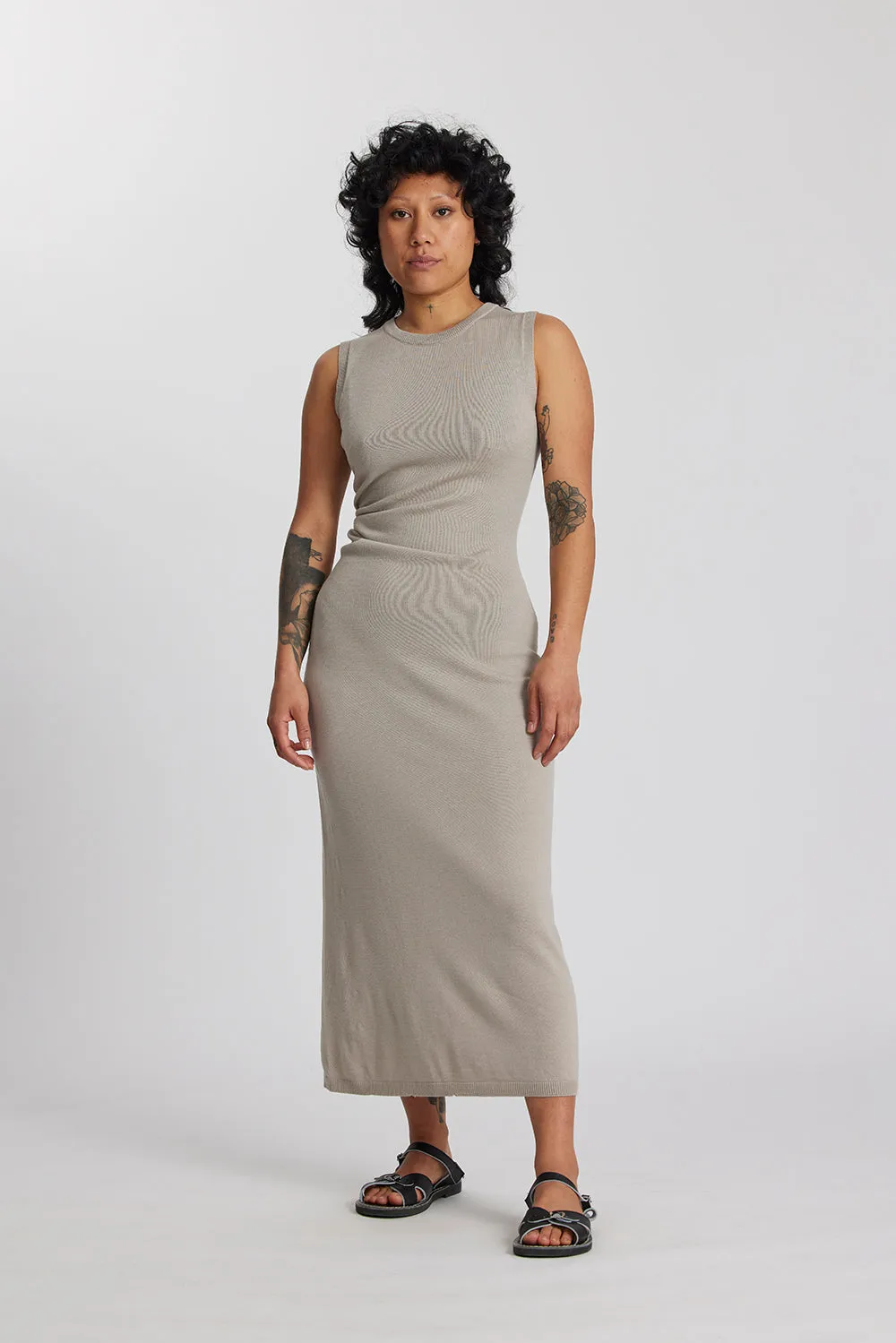 Merino Torqued Dress sold by Standard Issue