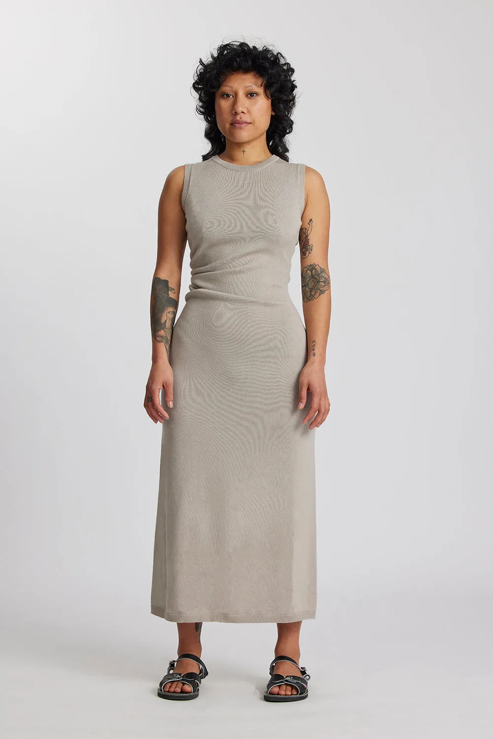 Merino Torqued Dress sold by Standard Issue product image thumbnail 2