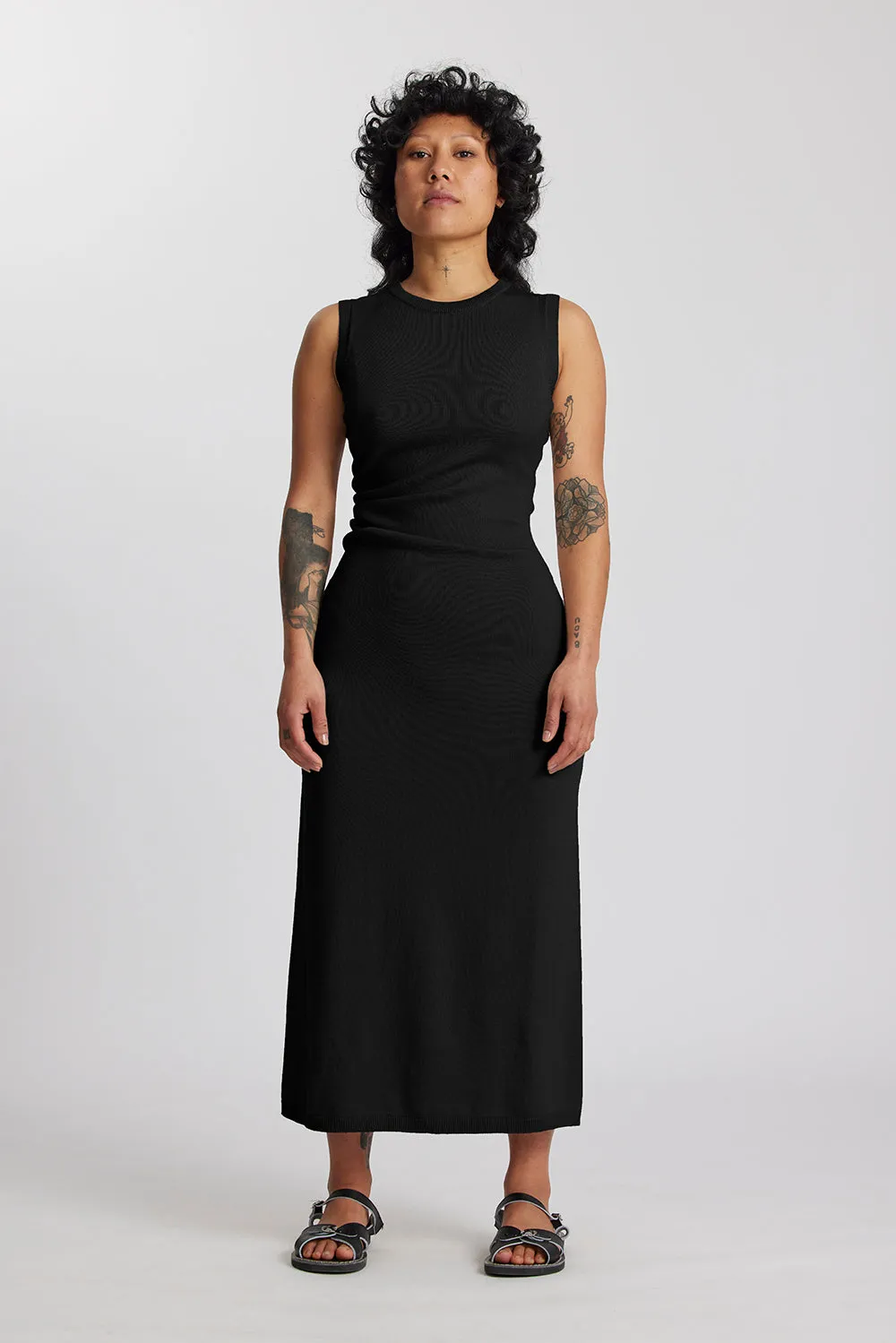 Merino Torqued Dress sold by Standard Issue product image thumbnail 3