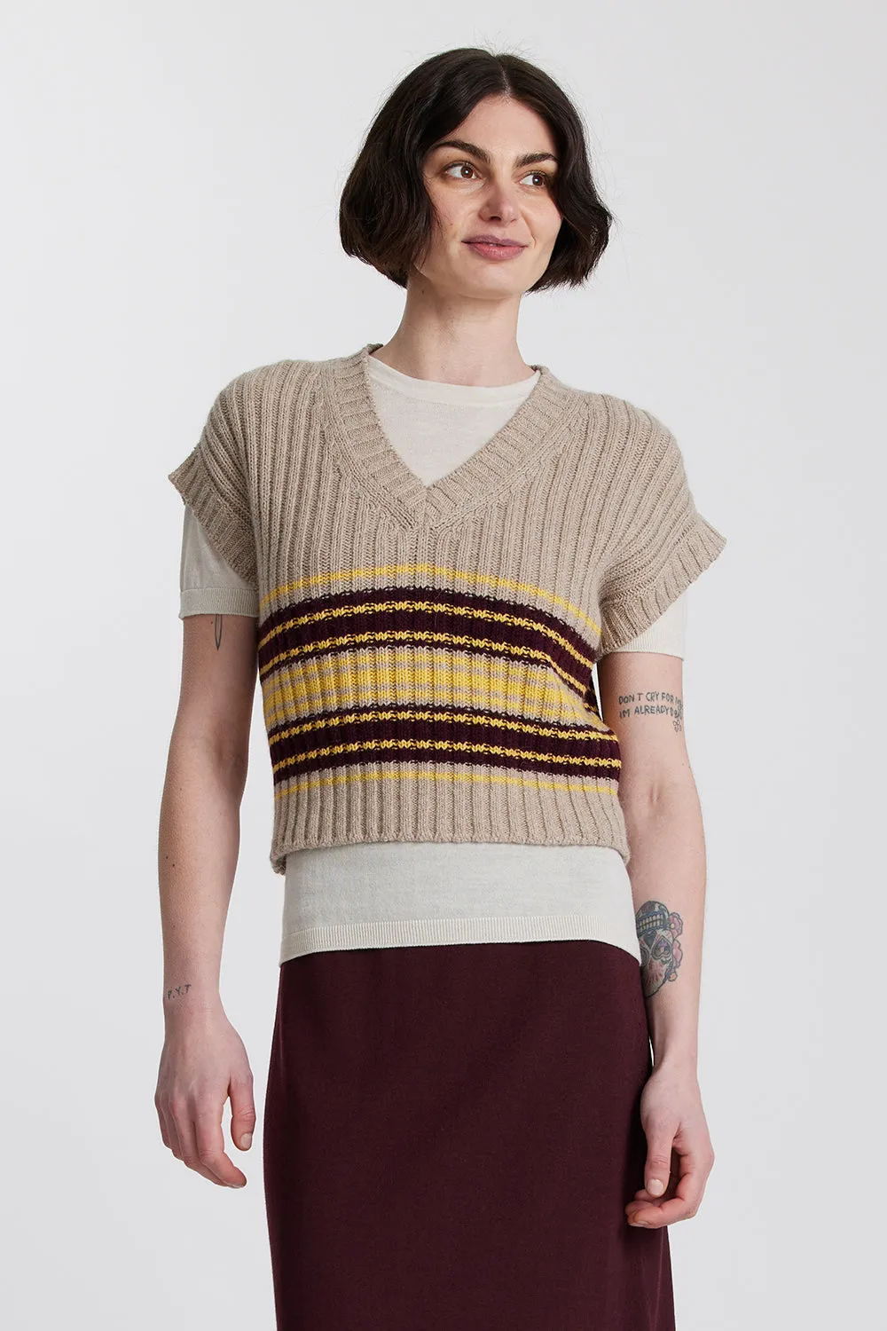 Ameco Sprinter Stripe Vest sold by Standard Issue product image thumbnail 2