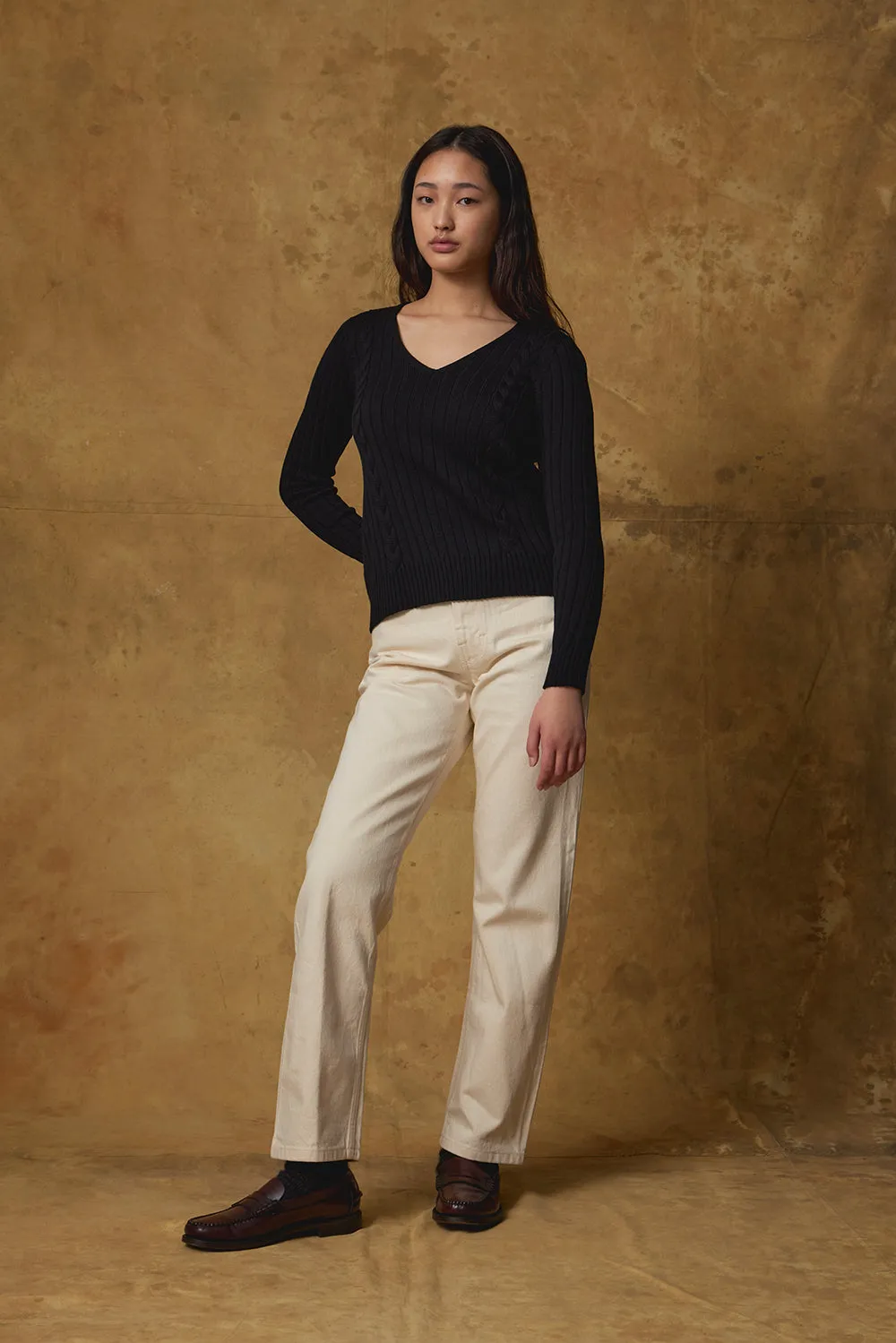 Merino Cable Jumper sold by Standard Issue product image thumbnail 3